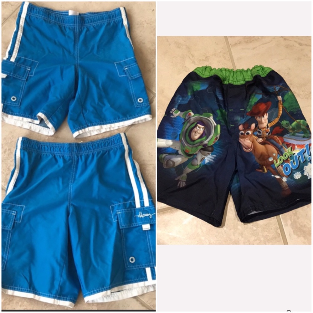 Bundle of 2 Old navy  + 1 toy story swim shorts